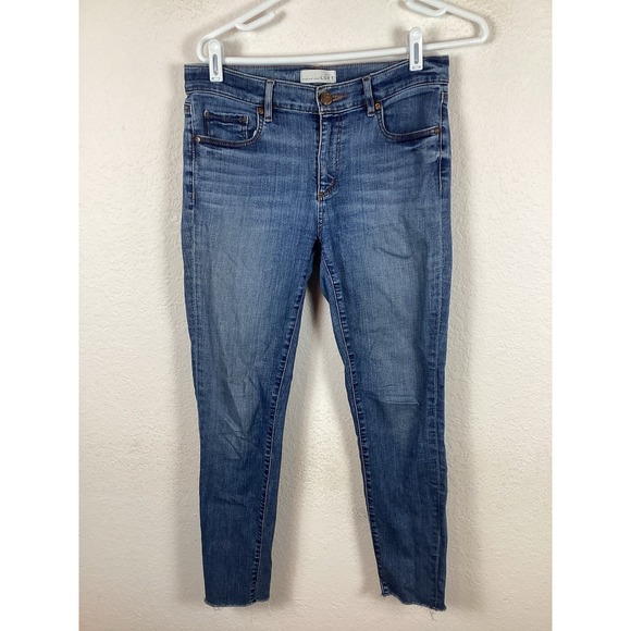 Ann Taylor Denim - Ann Taylor Loft Womens Jeans Sz 28 Blue Denim Medium Wash Comfort Stain Good